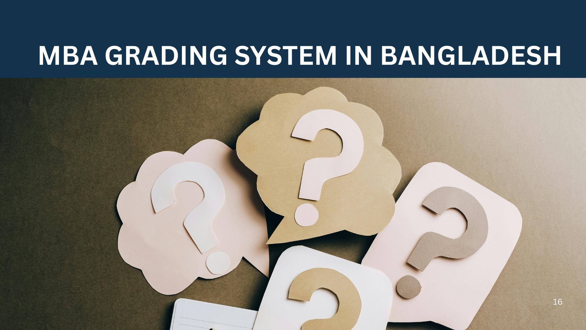 MBA GRADING SYSTEM IN BANGLADESH