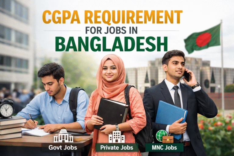 CGPA Requirement for Jobs in Bangladesh